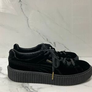 PUMA Fenty By Rihanna Black Velvet Creeper DS